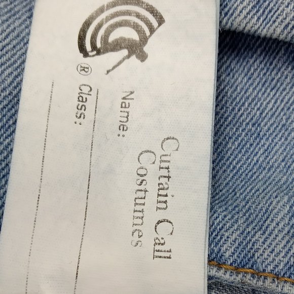 Curtain Call Costumes Novelty Patch Overalls Size CME (Child Medium) - Picture 12 of 14